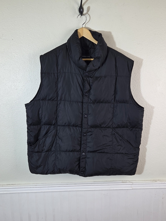 Lands' End Other - Lands End Mens XL Down Puffer Vest Black Full Snap Winter Lightweight Outdoor